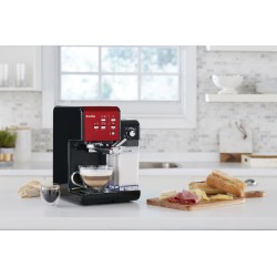 Ekspress do kawy kolbowy Breville Prima Latte II Czerwony VCF109X